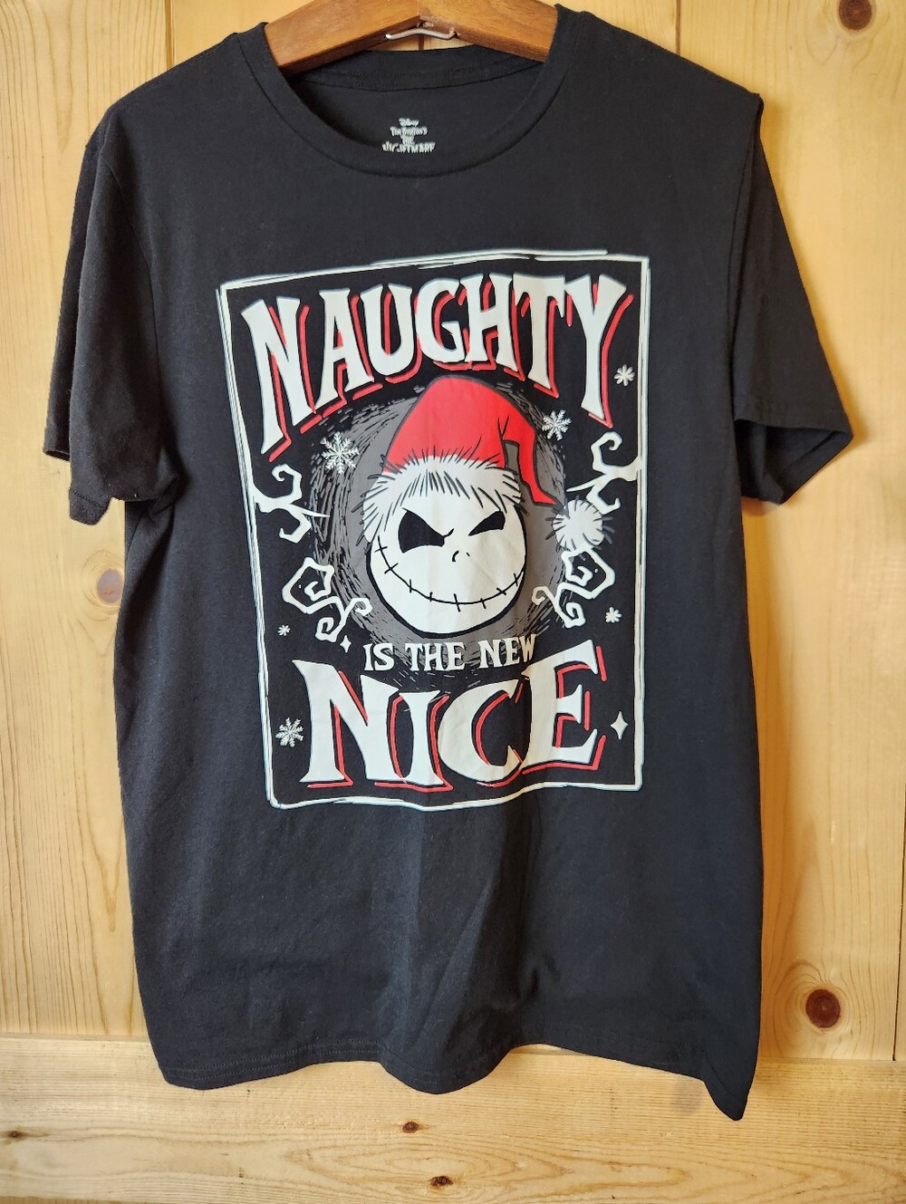 Disney The Nightmare Before Christmas Naughty Is The New Nice Santa Graphic Tee